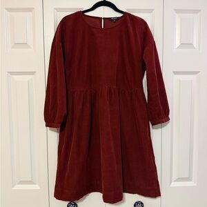 Madewell Dress Burgundy
